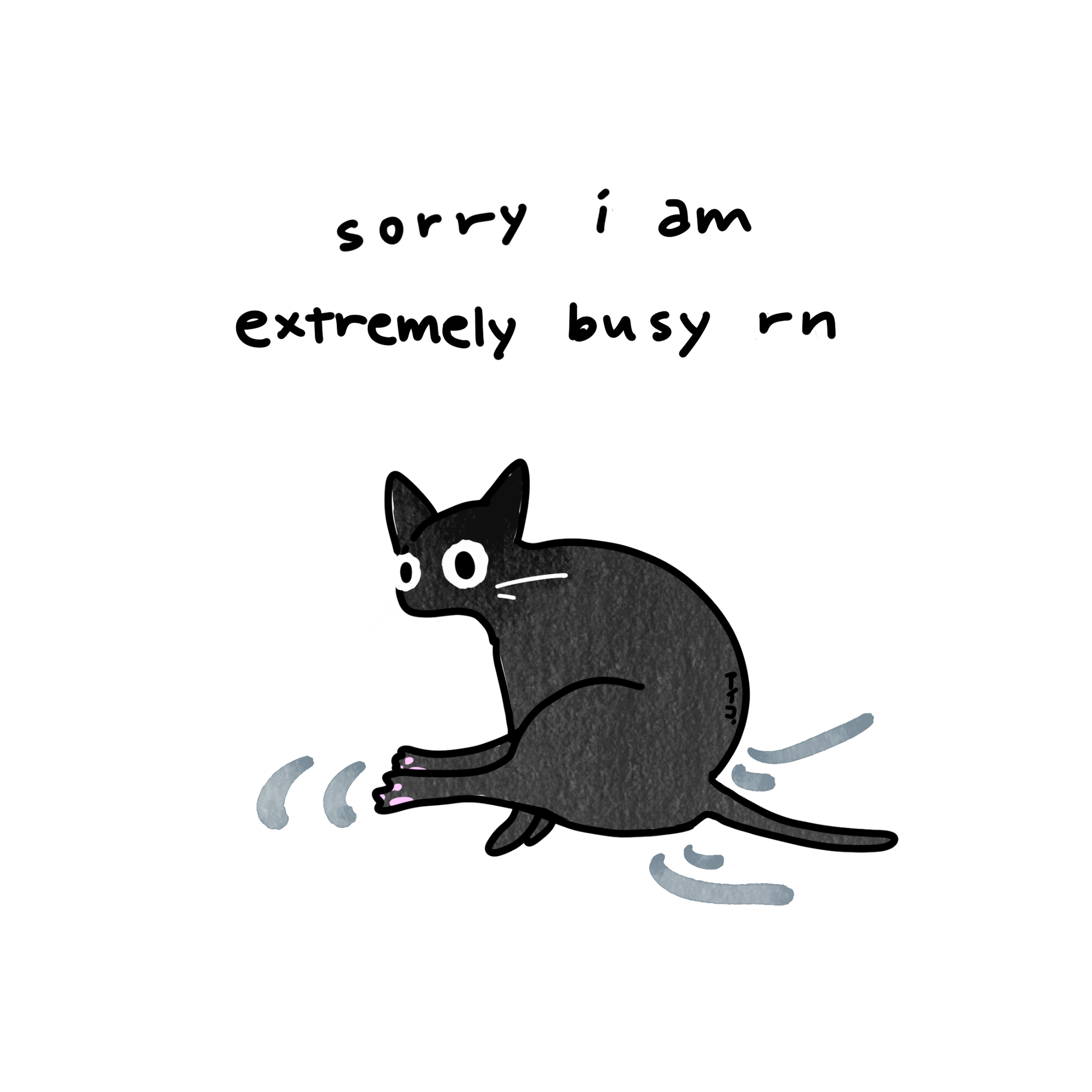 Art Print | “sorry i’m busy rn” (4 Variations)