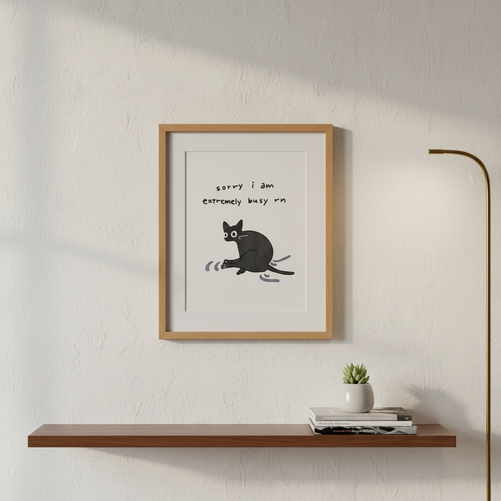 Art Print | “sorry i’m busy rn” (4 Variations)