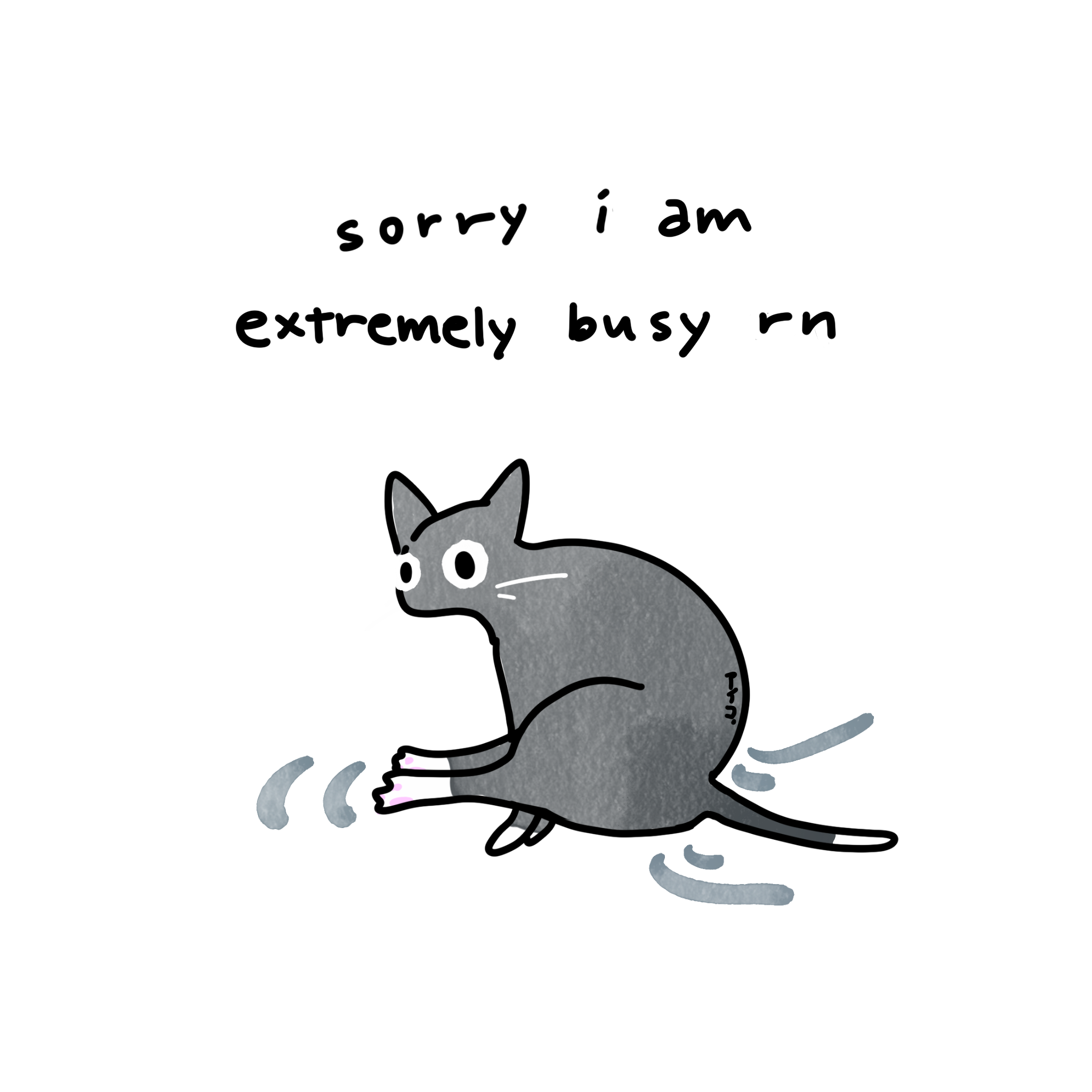 Art Print | “sorry i’m busy rn” (4 Variations)