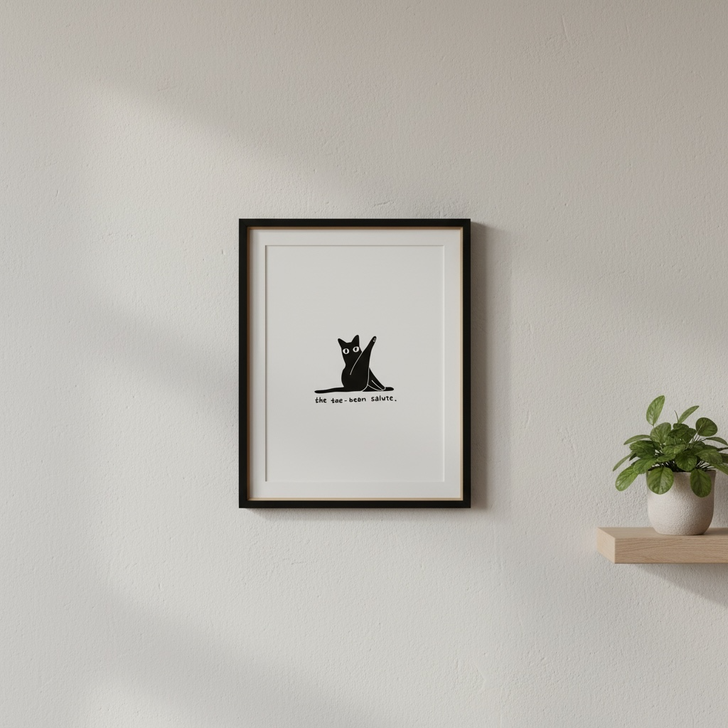 Art Print | “toe-bean salute” (3 Varieties)