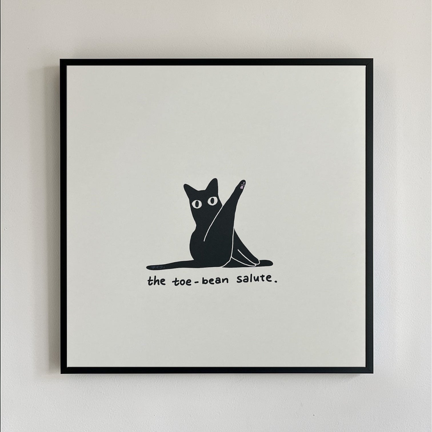 Art Print | “toe-bean salute” (3 Varieties)