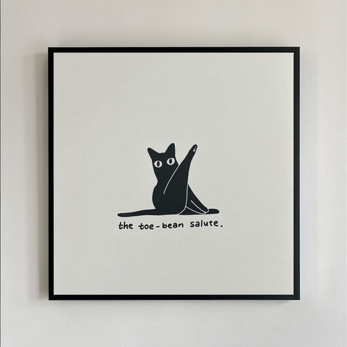 Art Print | “toe-bean salute” (3 Varieties)