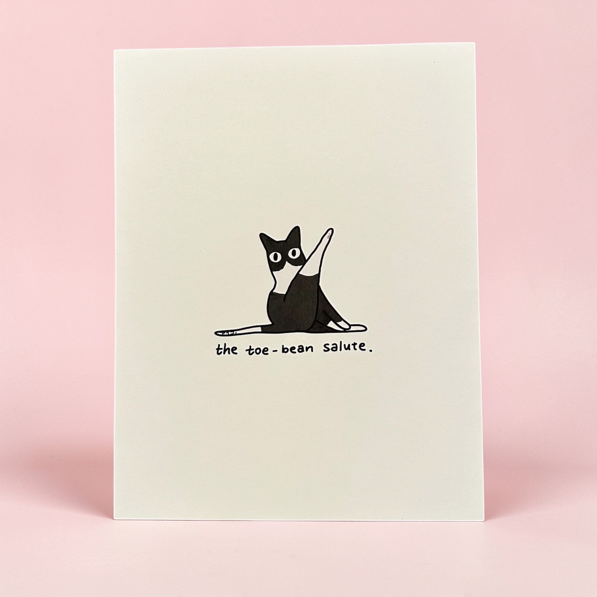 Art Print | “toe-bean salute” (3 Varieties)