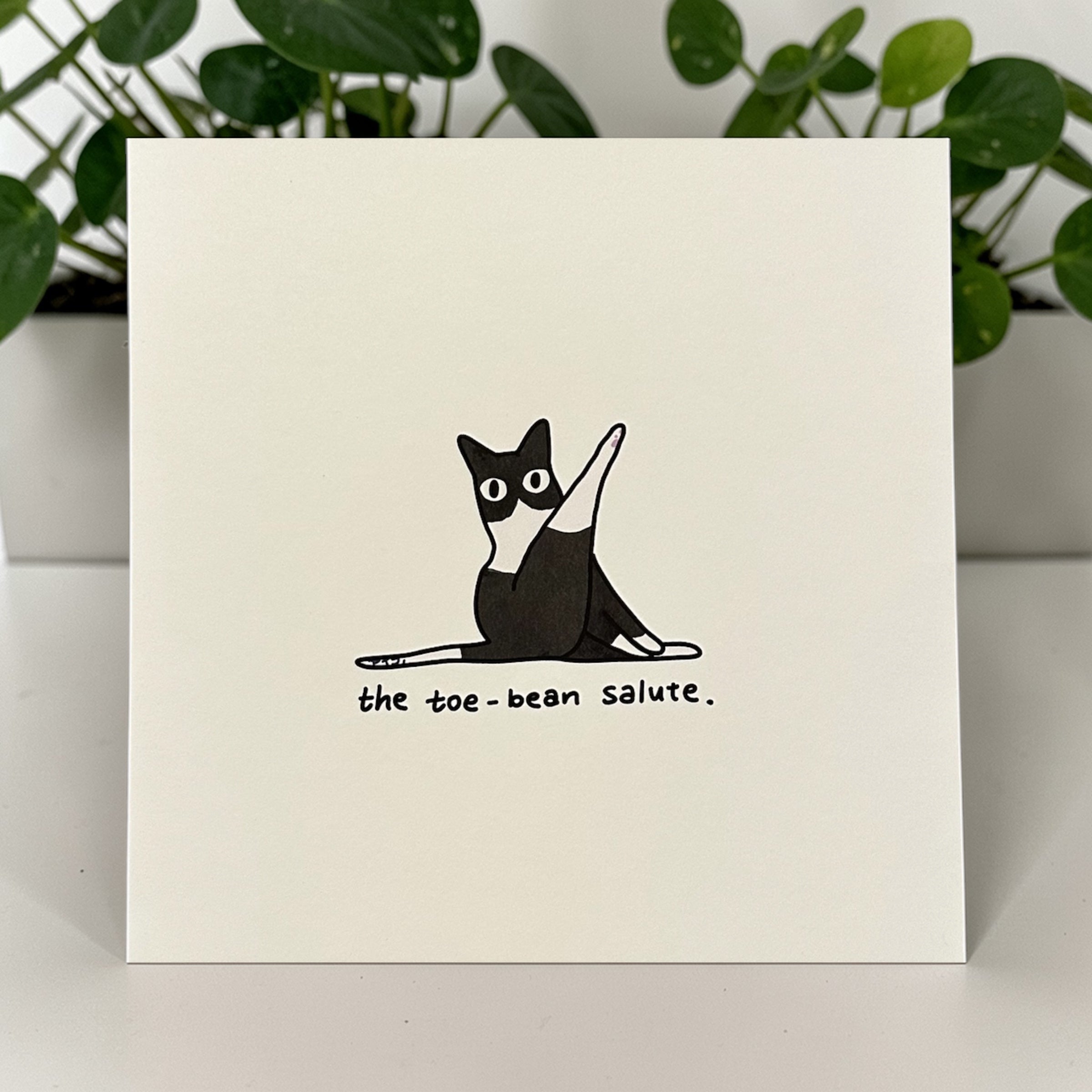 Art Print | “toe-bean salute” (3 Varieties)