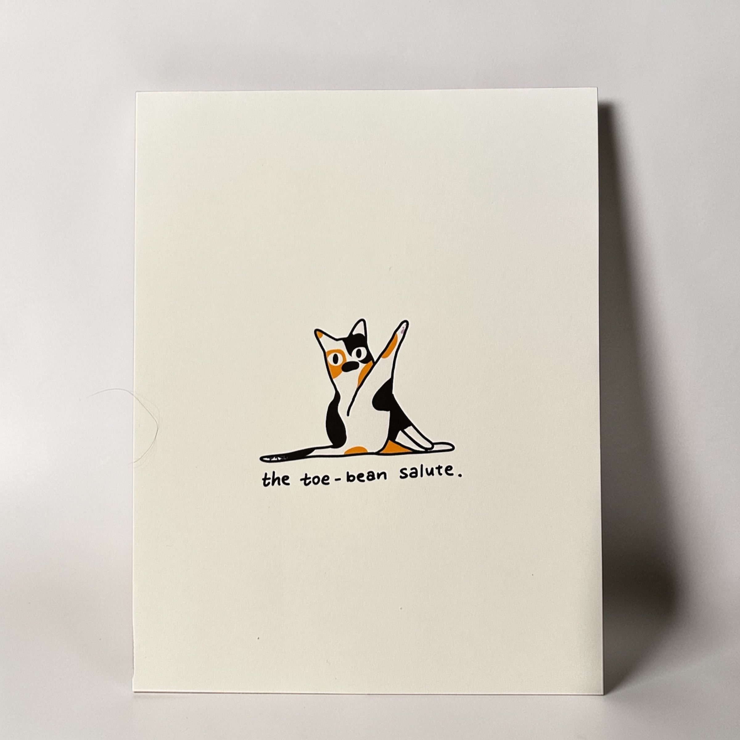 Art Print | “toe-bean salute” (3 Varieties)