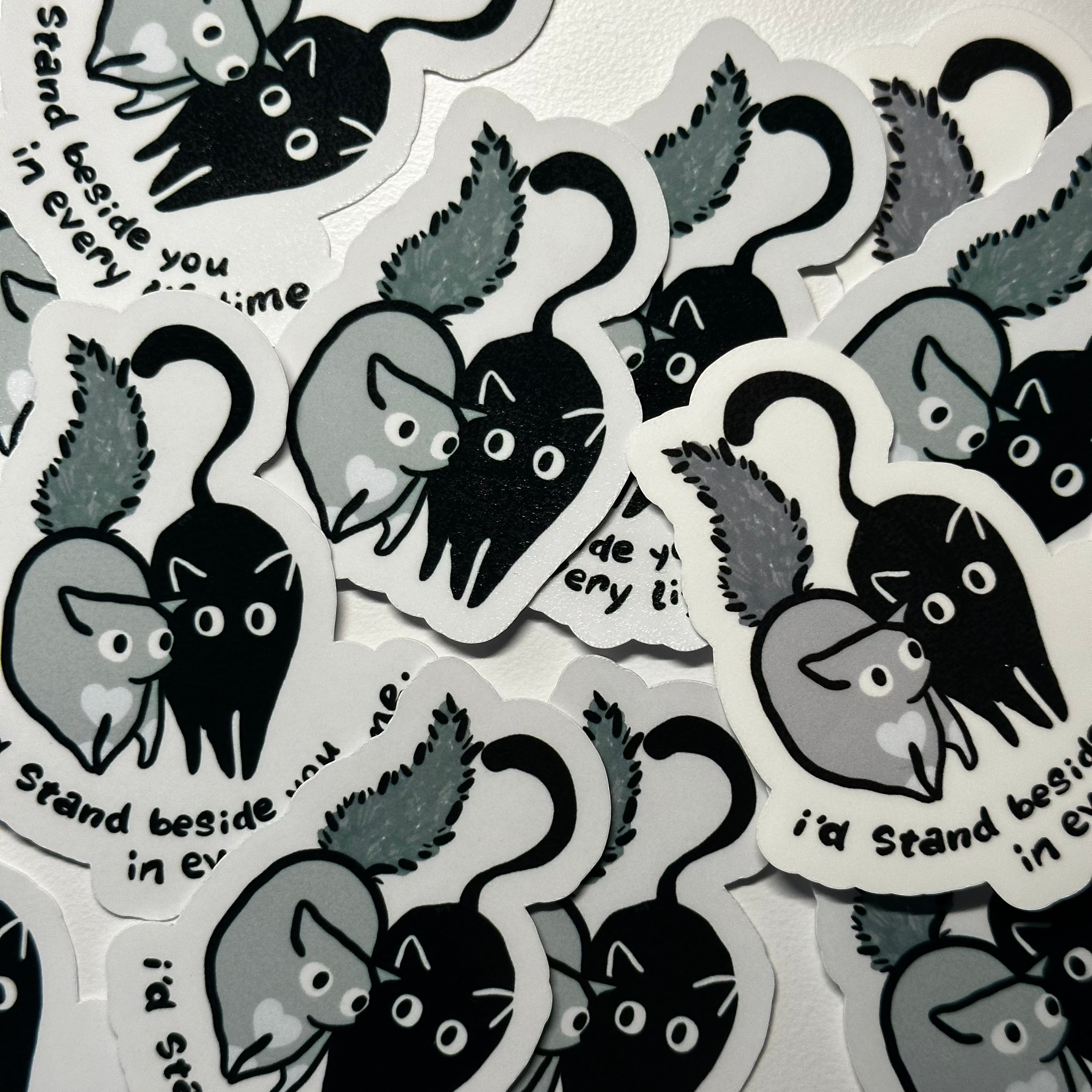 Laptop Sticker | "I'd stand beside you in every lifetime"