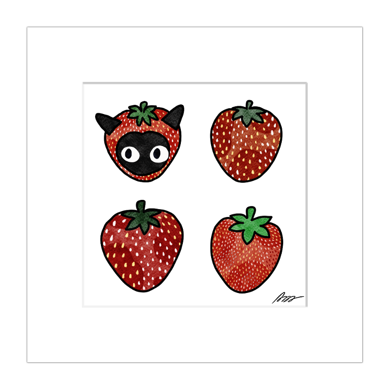 Giclee Print | Strawberries